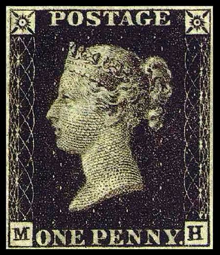 Penny Black là con tem dính đầu tiên trên thế giới được sử dụng trong một hệ thống bưu chính công cộng . Nó đã được phát hành tại Anh vào ngày 01 Tháng năm 1840.